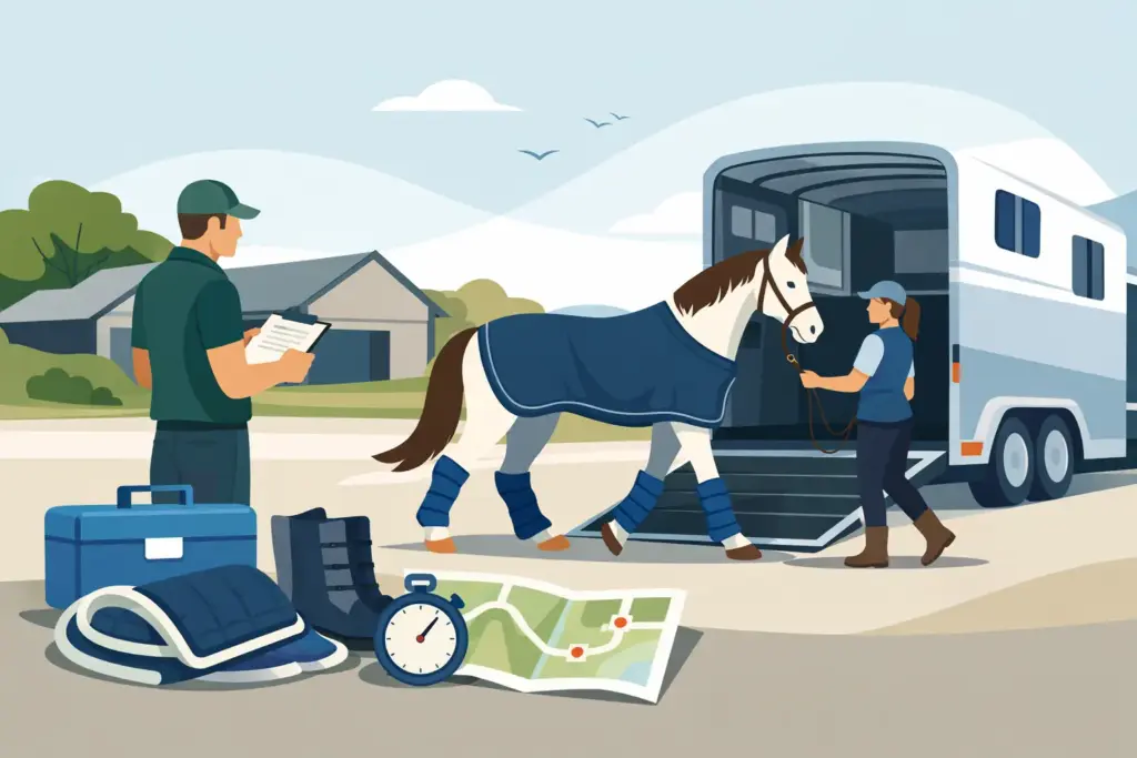 Paardenwelzijn transport vraagt voorbereiding