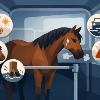 Signalen van transportstress bij uw paard