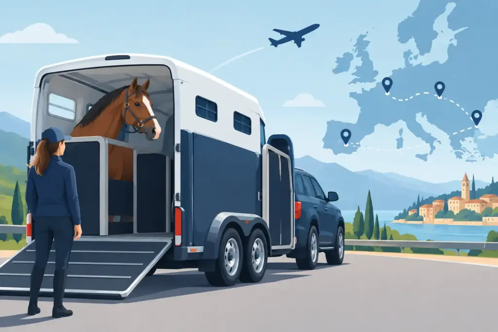 Veilig paardentransport buitenland organiseren